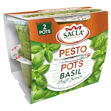 Sacla Basil Pesto Pots 90g