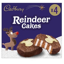 Cadbury Reindeer Cakes 4 Pack