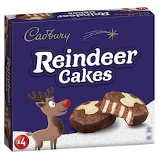 Cadbury Reindeer Cakes 4 Pack thumbnail 2