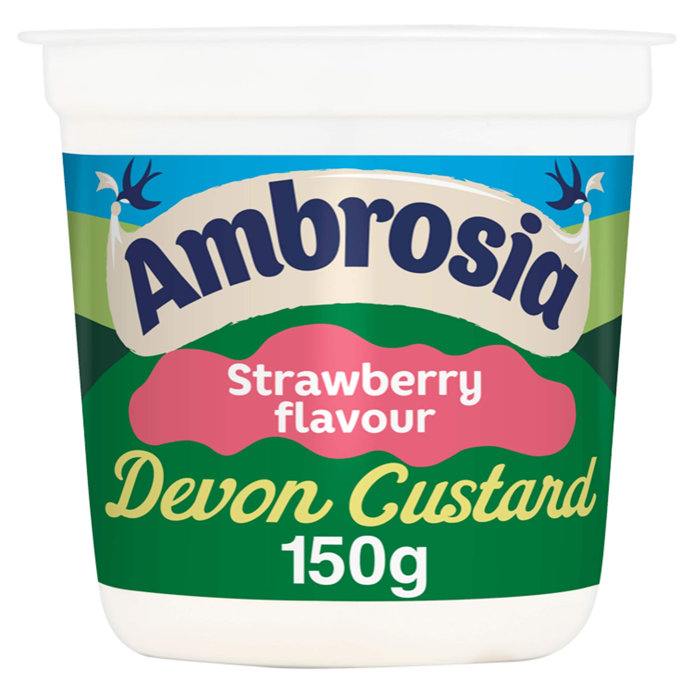 Ambrosia Devon Custard Strawberry 150G