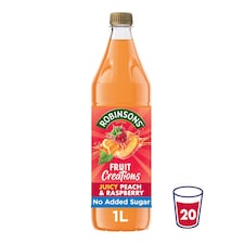 Robinsons Fruit Creations Peach & Raspberry Squash 1L