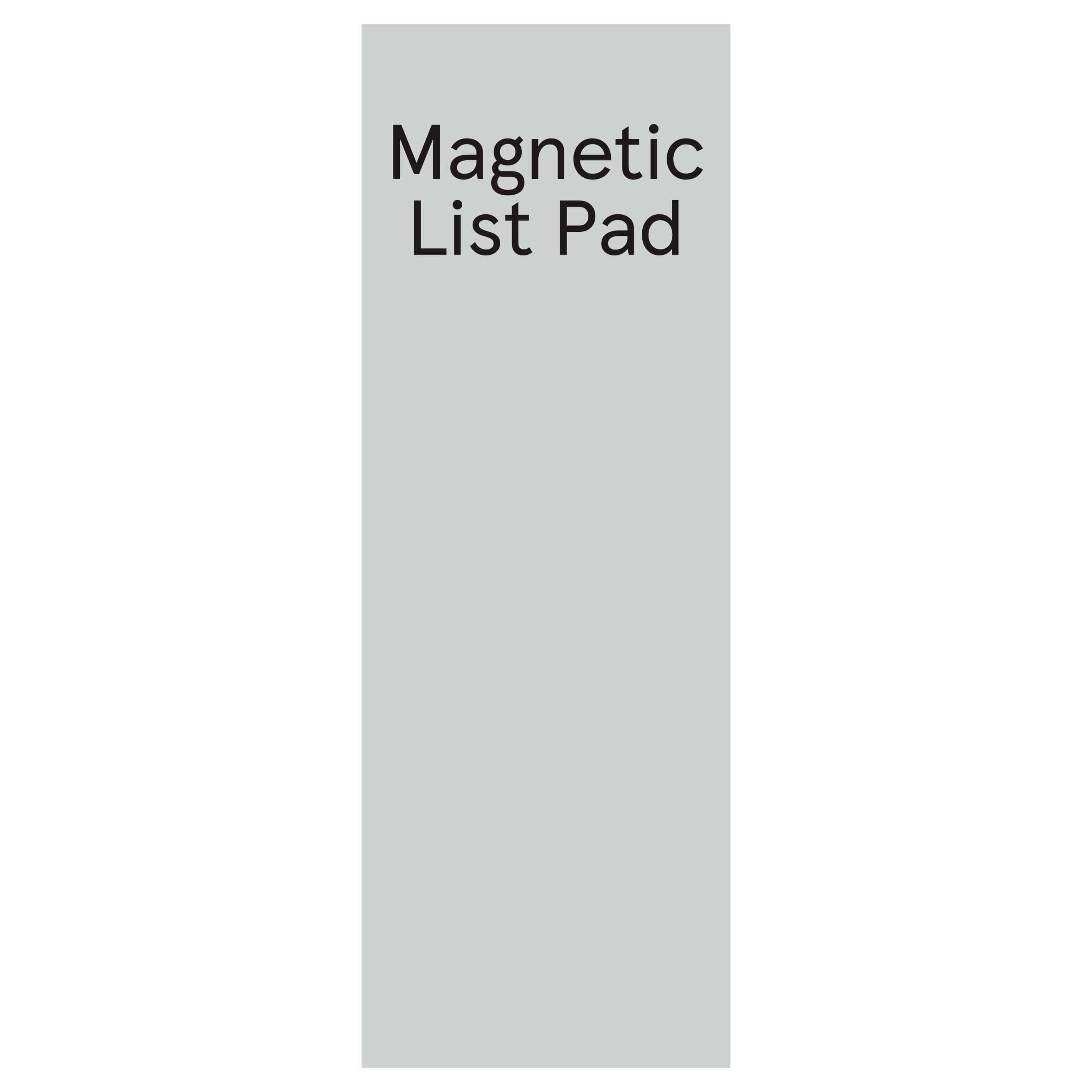 Tesco Magnetic List Pad 200 Pages