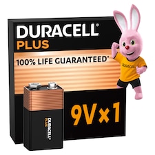 Duracell Plus 9V 1 Pack