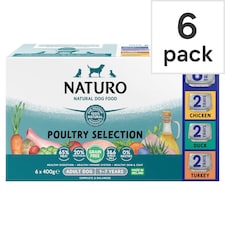 Naturo Dog Grain Free Variety 400G 6 Pack