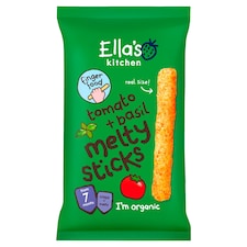 Ella's Kitchen Tomato & Basil Melty Sticks 17G