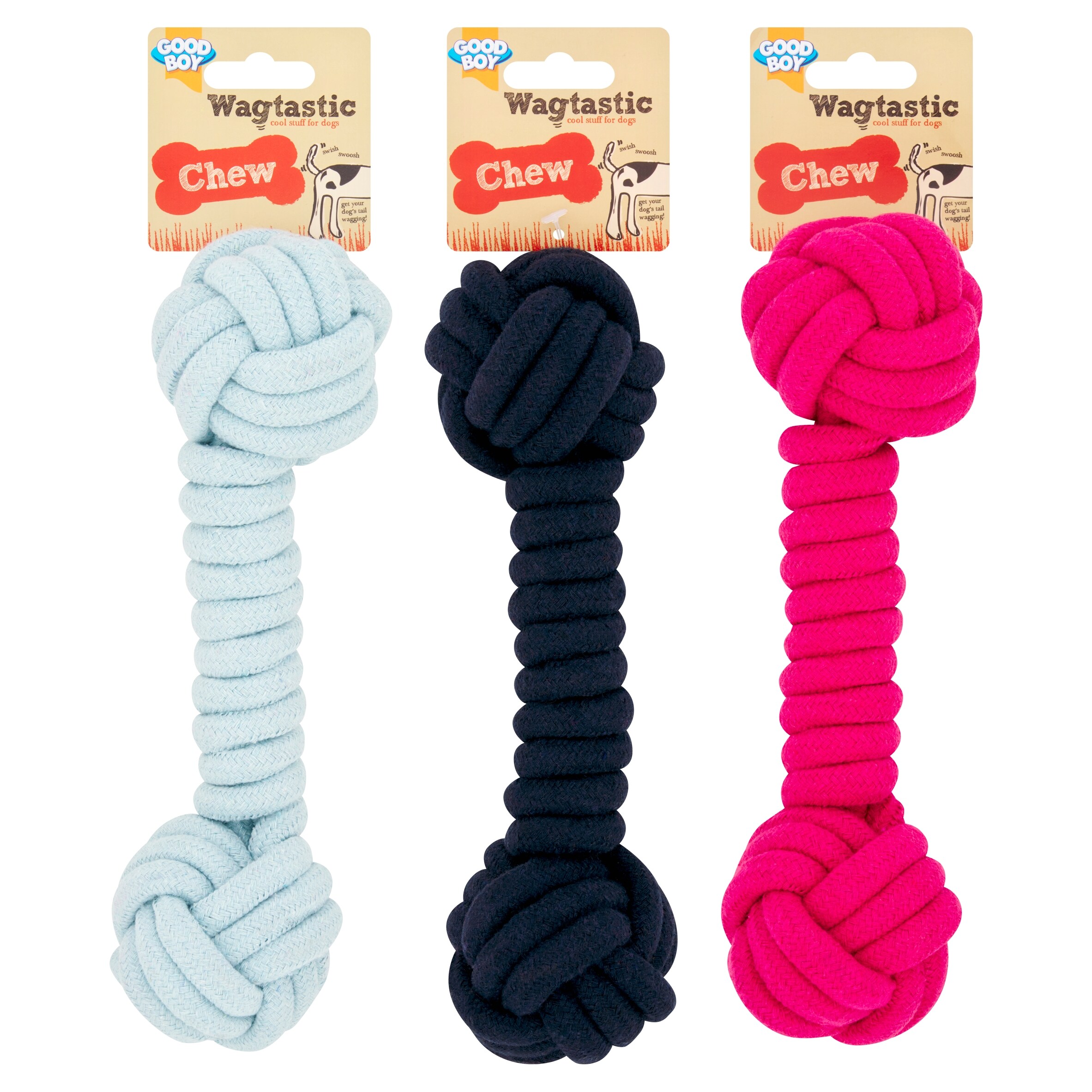 Wagtastic Toy Rope Dumbell Dog Toy thumbnail 2