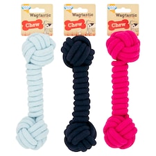 Wagtastic Toy Rope Dumbell Dog Toy thumbnail 2