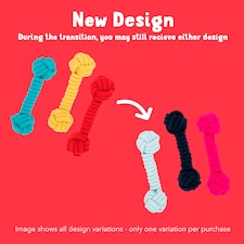 Wagtastic Toy Rope Dumbell Dog Toy thumbnail 3