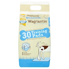 G Boy Wagtastic Training Pads For Dogs 30'S