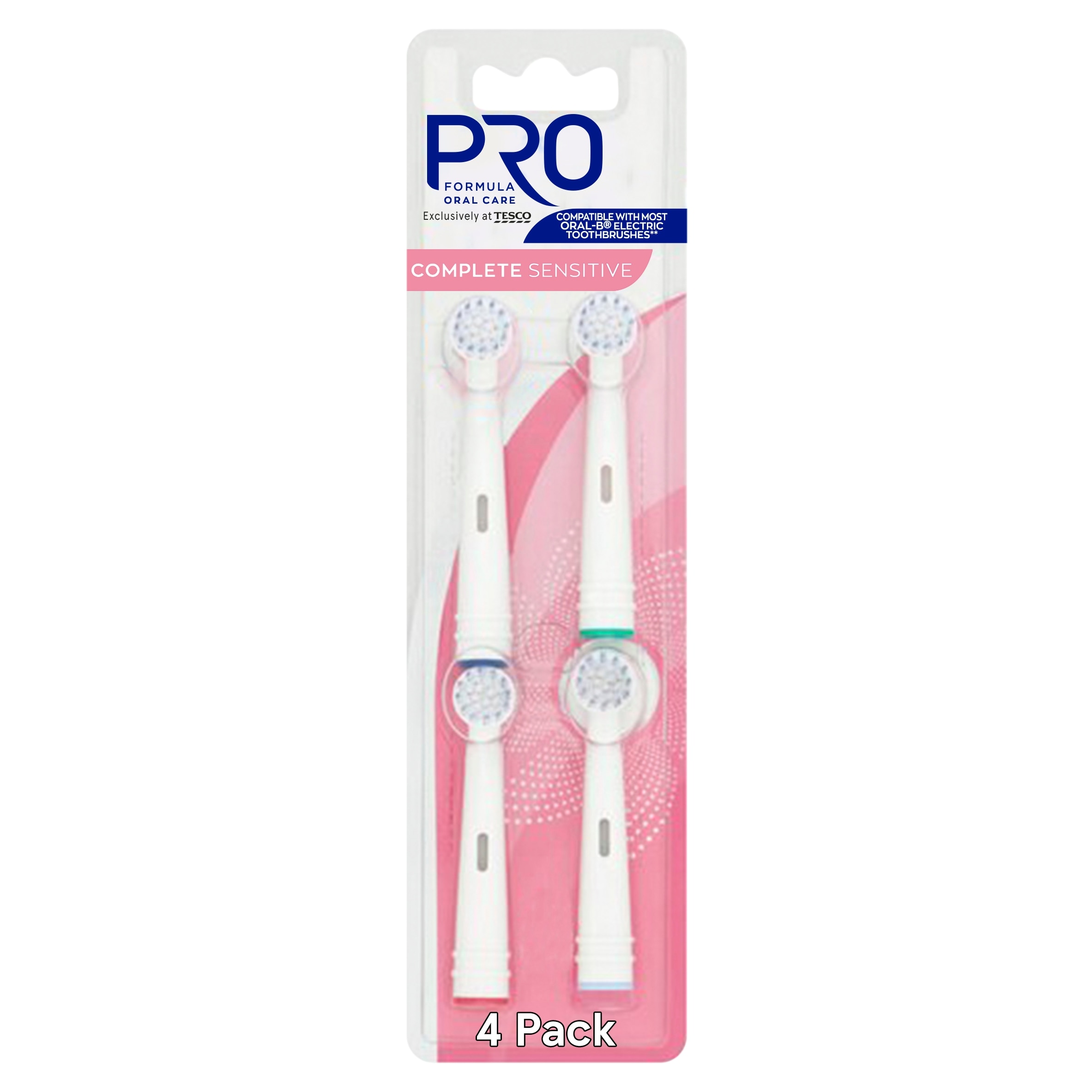Pro Formula Sensitive Replacement Brush Heads 4 Pack