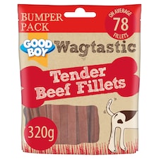 Wagtastic Treat Beef Fillets 320G