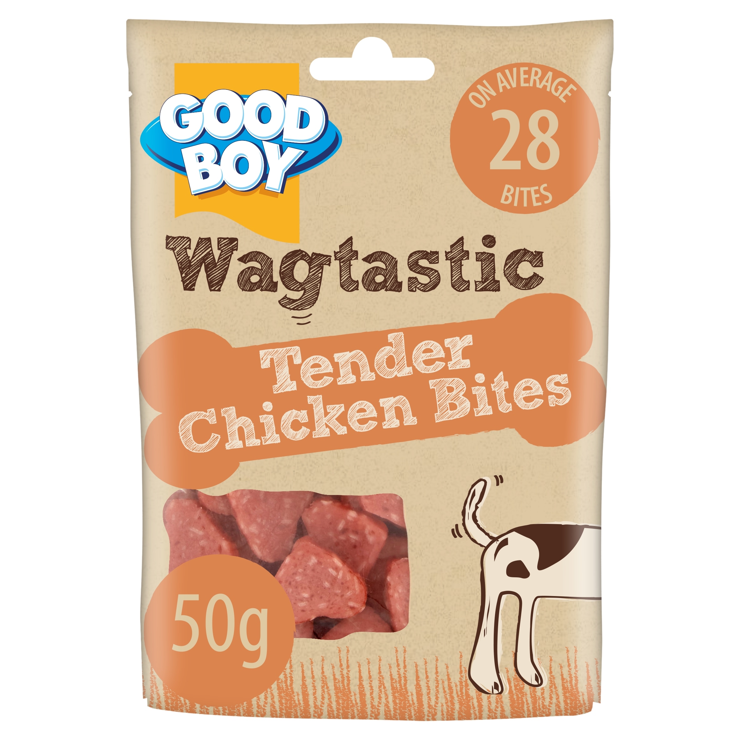 Good Boy Wagtastic Dog Treats Chicken Bites 50g