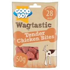 Wagtastic Treat Chicken Bites 50G
