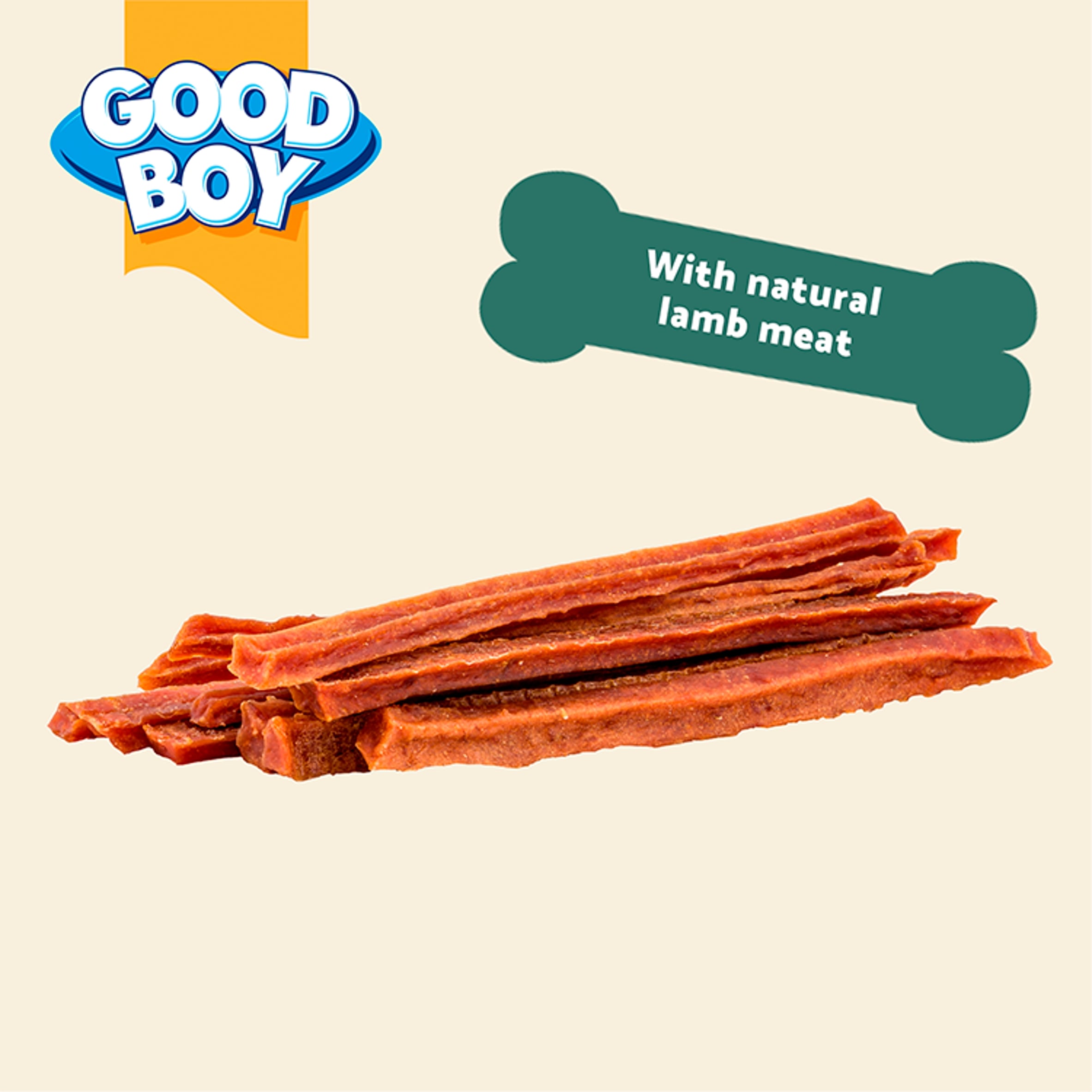 Good Boy Wagtastic Dog Treats Lamb Strips 80g thumbnail 3