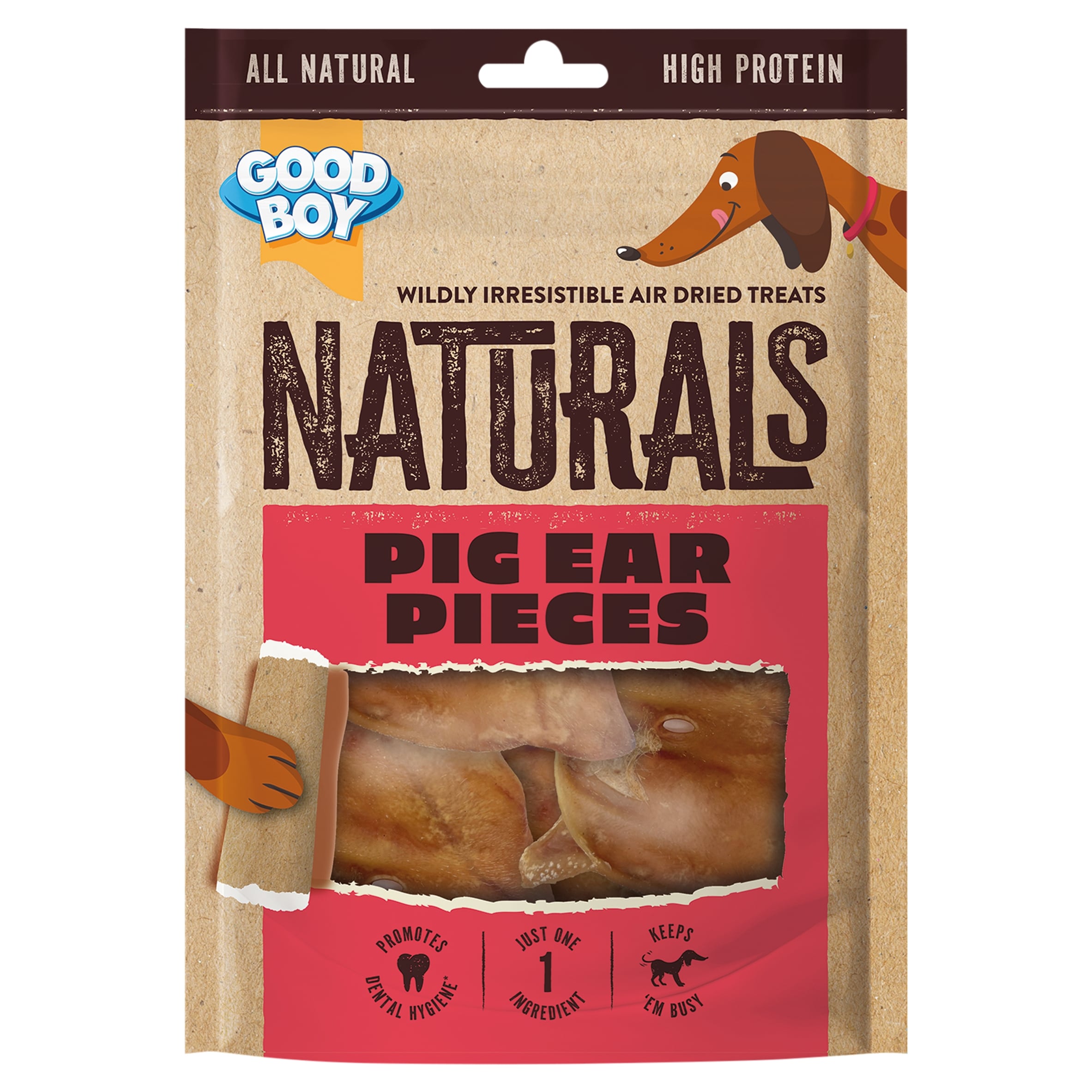 Good Boy Wagtastic Dog Treats Pigs Ears 4 Pack