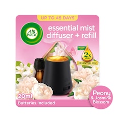 Airwick Air Freshener Essential Mist Peony And Jasmine Kit