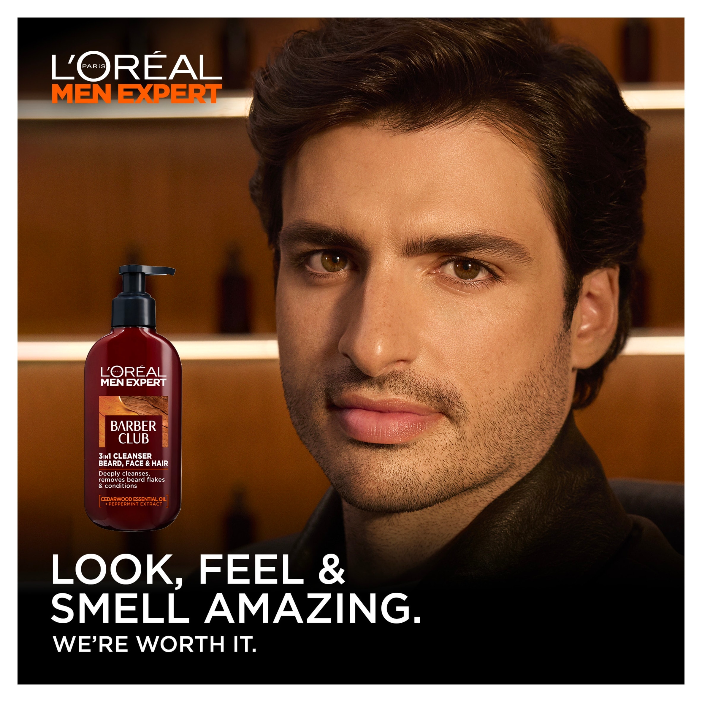 L’Oreal Men Expert Barberclub Beard & Face Wash 200Ml thumbnail 3
