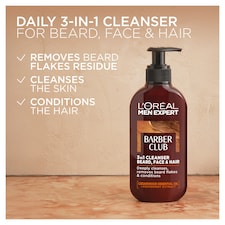L’Oreal Men Expert Barberclub Beard & Face Wash 200Ml thumbnail 4