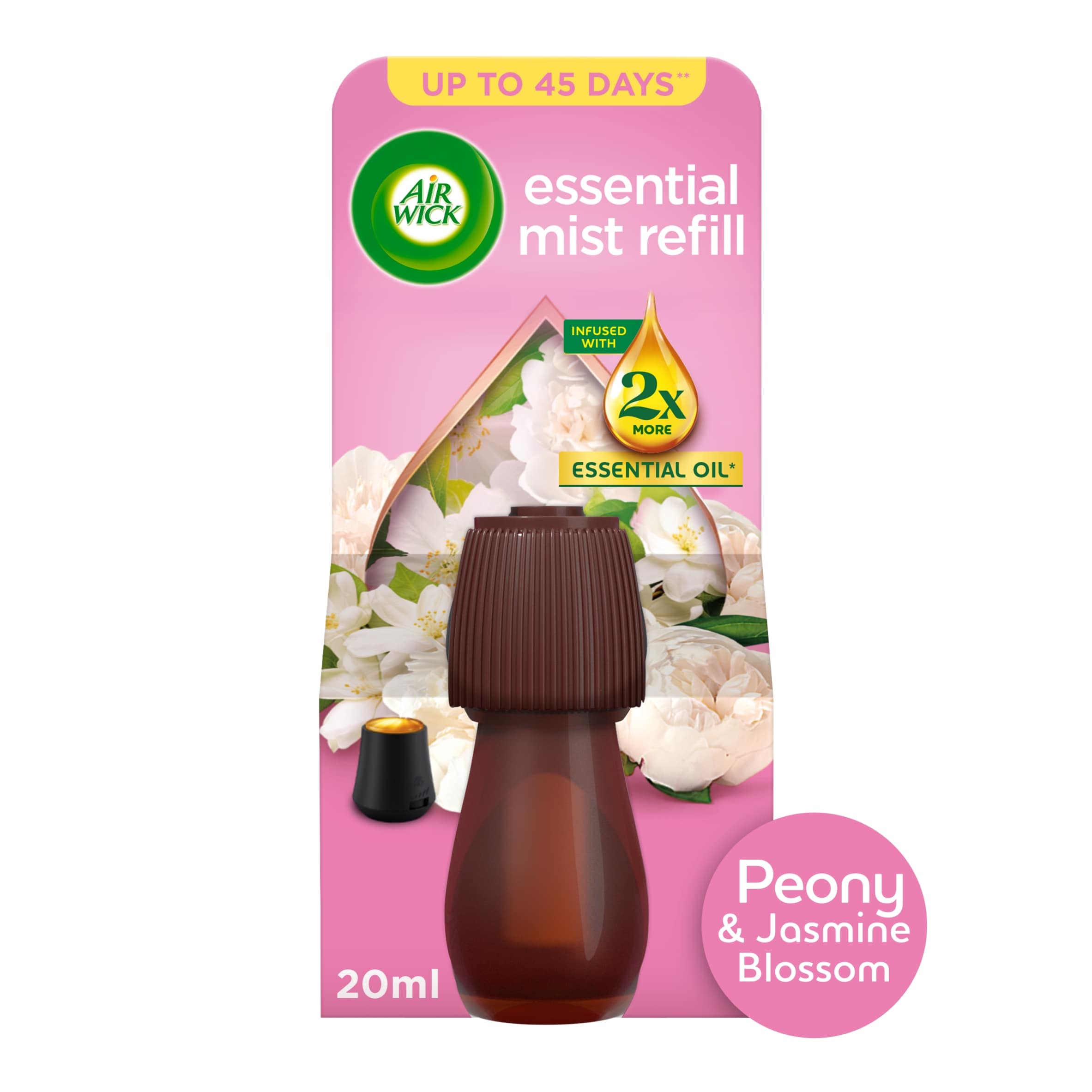 Air Wick Essential Mist Refill Peony & Jasmine Blossom Air Freshener 20ml