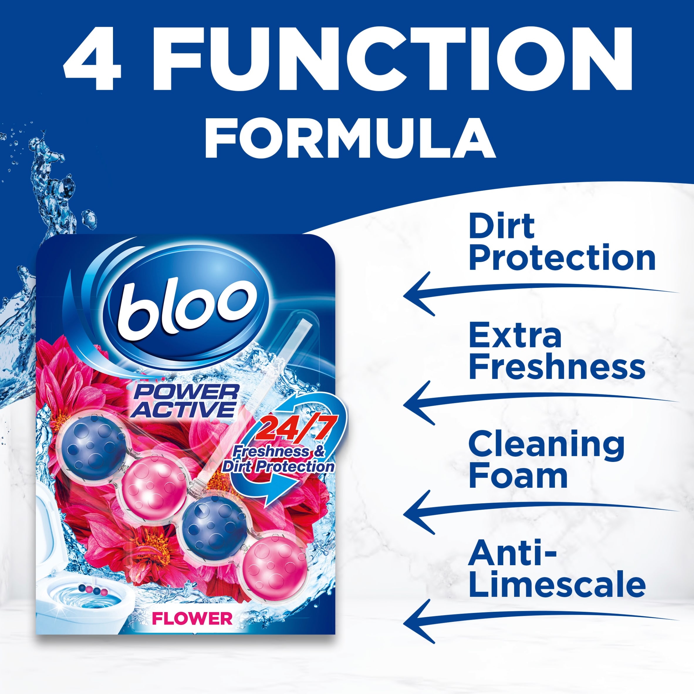 Bloo Power Active Flower Rim Blocks 2 x 50g thumbnail 3