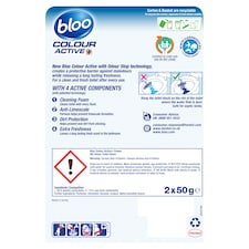 Bloo Colour Active+ Flowers Rim Blocks 2 x 50g thumbnail 2