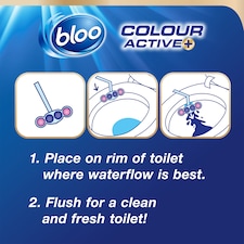 Bloo Colour Active+ Flowers Rim Blocks 2 x 50g thumbnail 4
