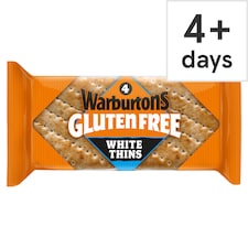 Warburtons Gluten Free White Thins 4 Pack 200g