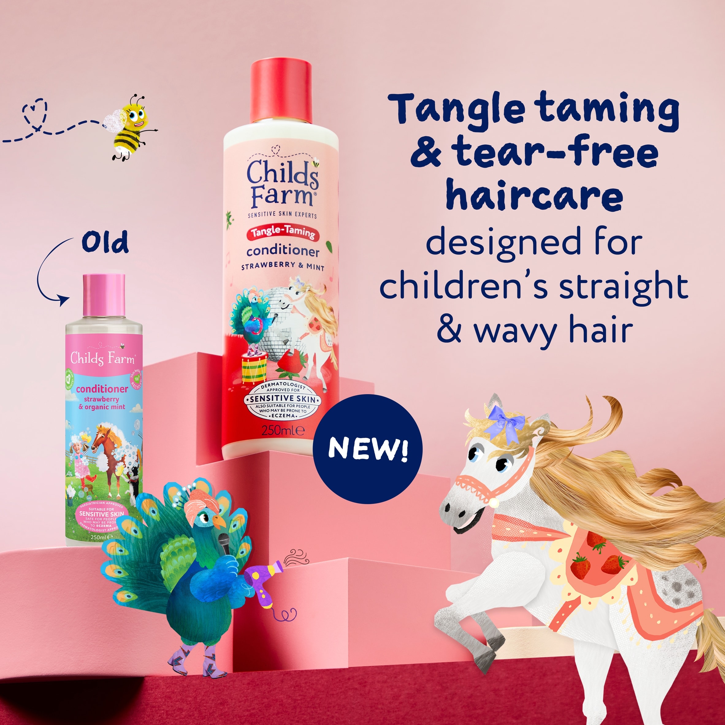 Childs Farm S/Berry & Mint Cond 250ml thumbnail 2