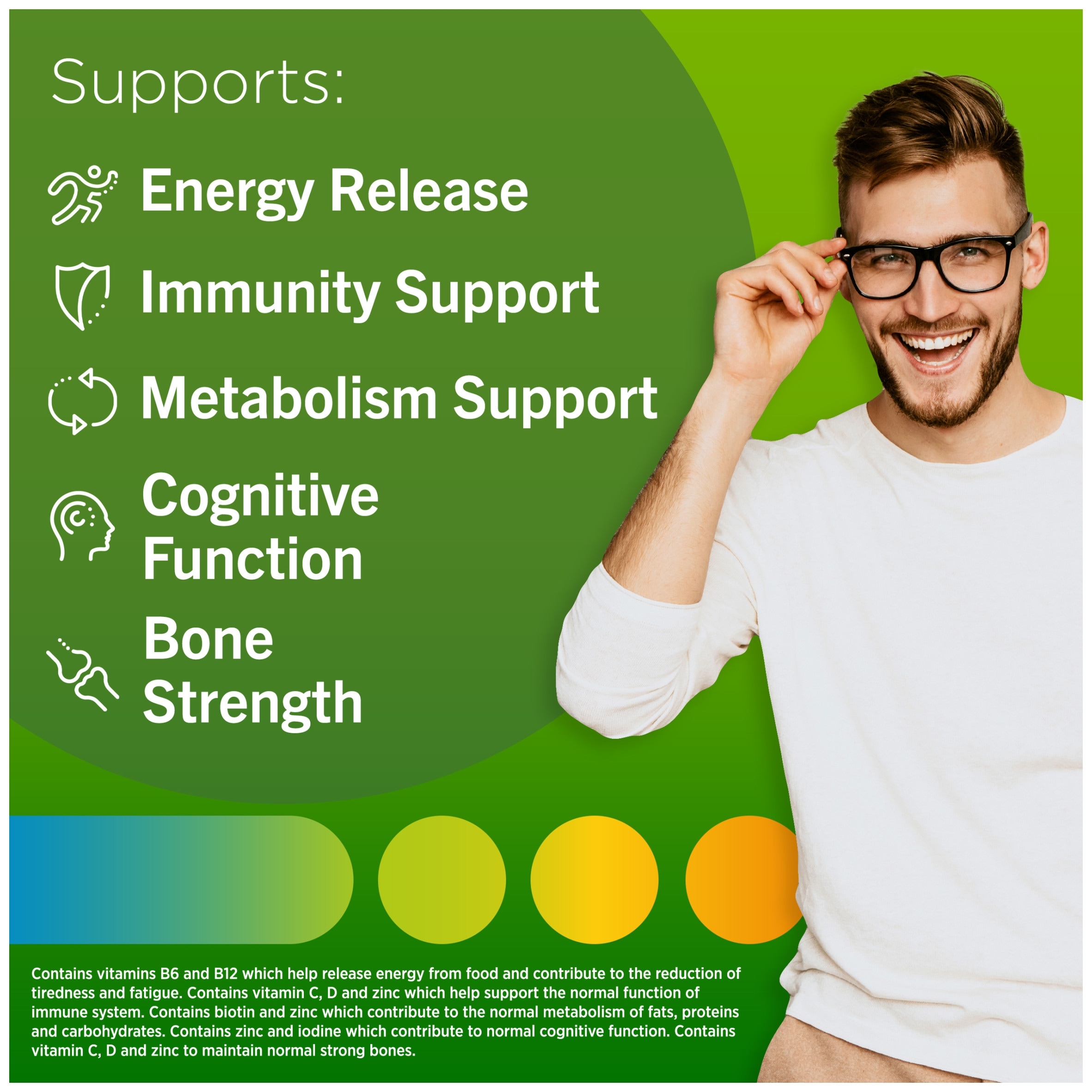 Centrum MultiGummies Mixed Fruit, Cherry, Berry & Orange Multivitamin Gummies 30s thumbnail 4