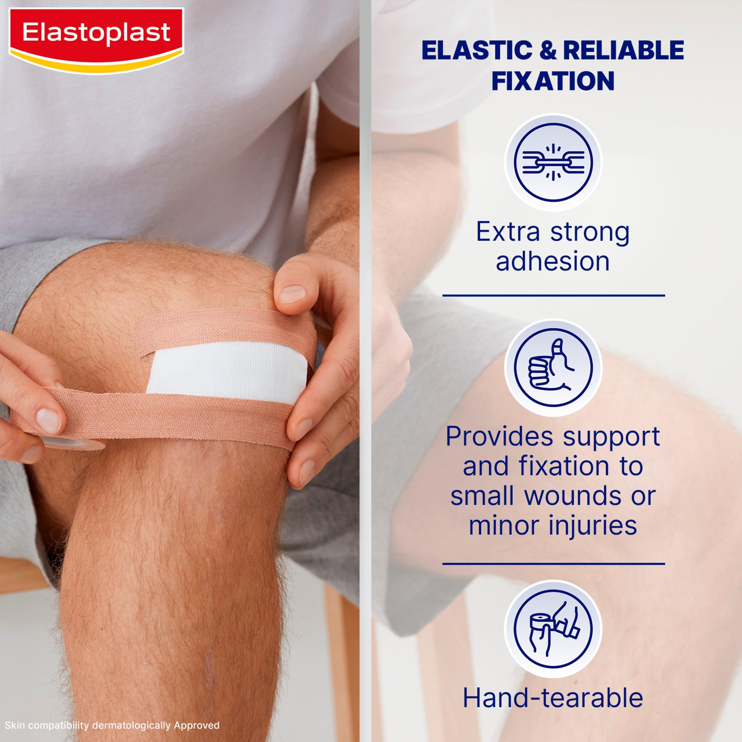Elastoplast Fabric Strapping 2.5Cm X 3M 1Pc thumbnail 2