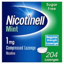 Nicotinell Stop Smoking Aid 1mg Compressed Nicotine Lozenges - Mint 204s