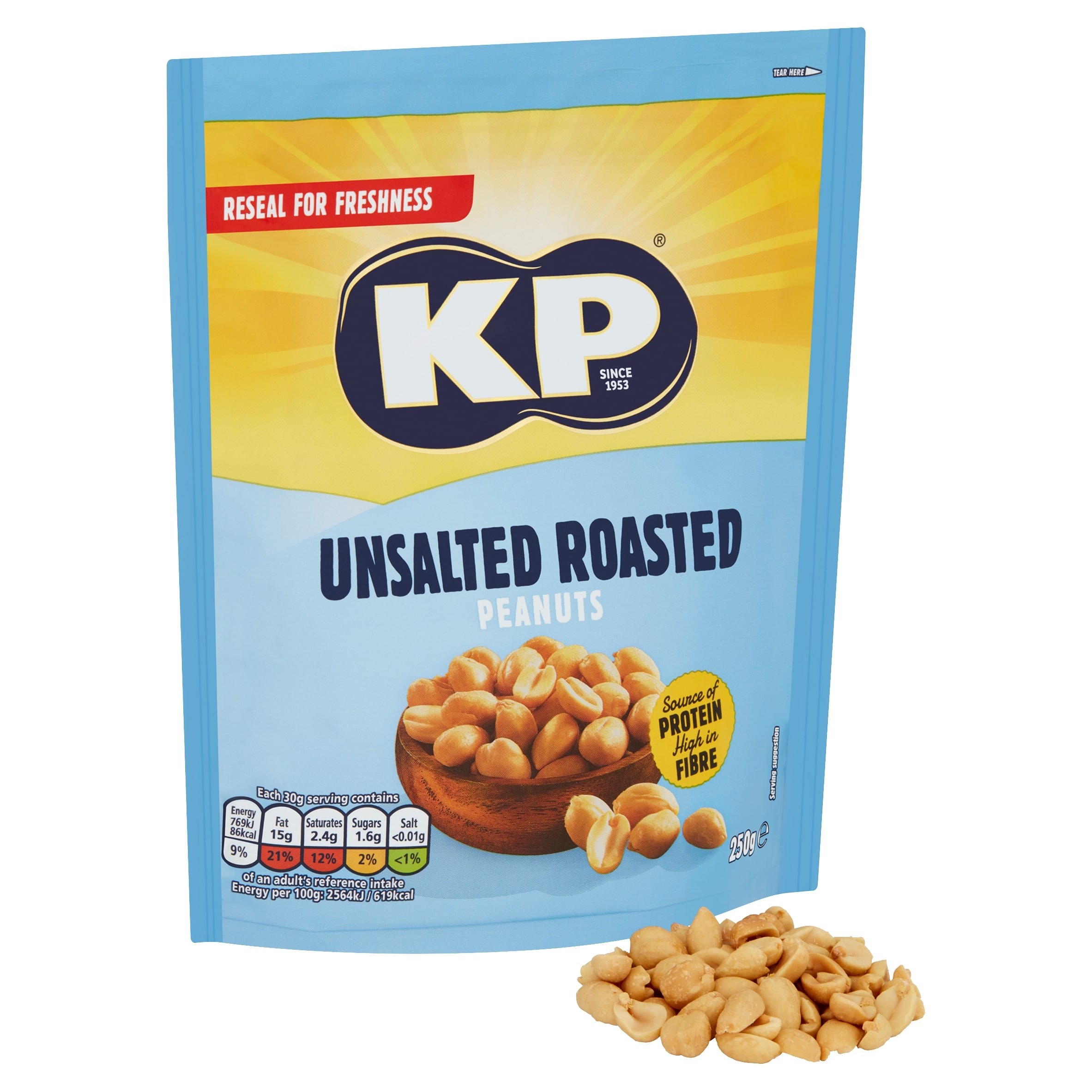 Kp Unsalted Peanuts 250G thumbnail 2