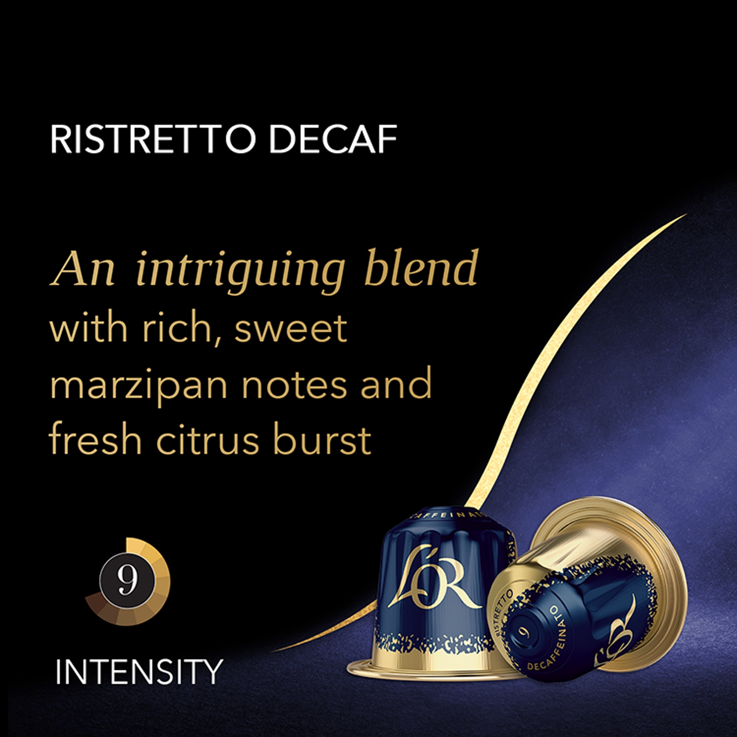 L'or. 10 Espresso Ristretto Decaff Coffee Pods 52G thumbnail 4