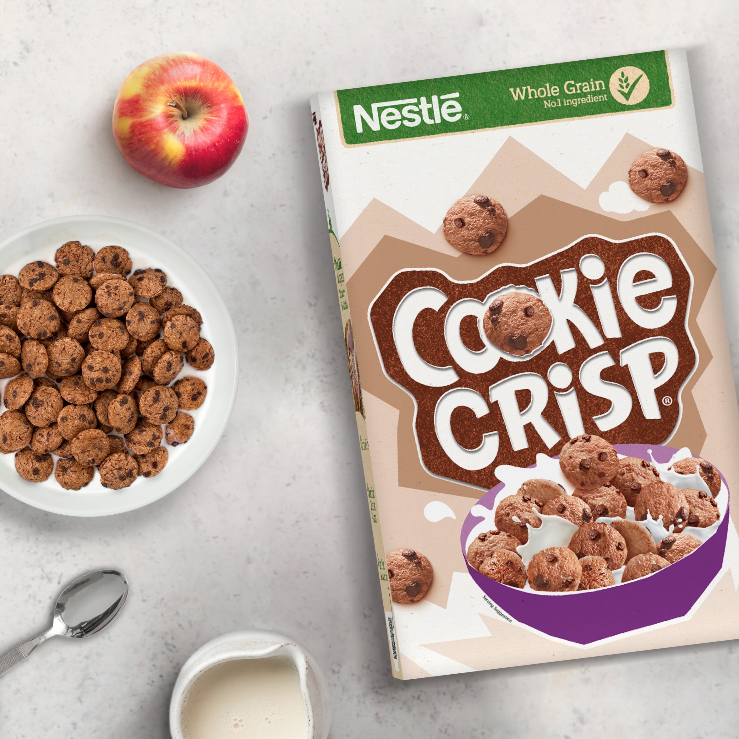 Nestlé Cookie Crisp Chocolate Breakfast Cereal 500g thumbnail 3
