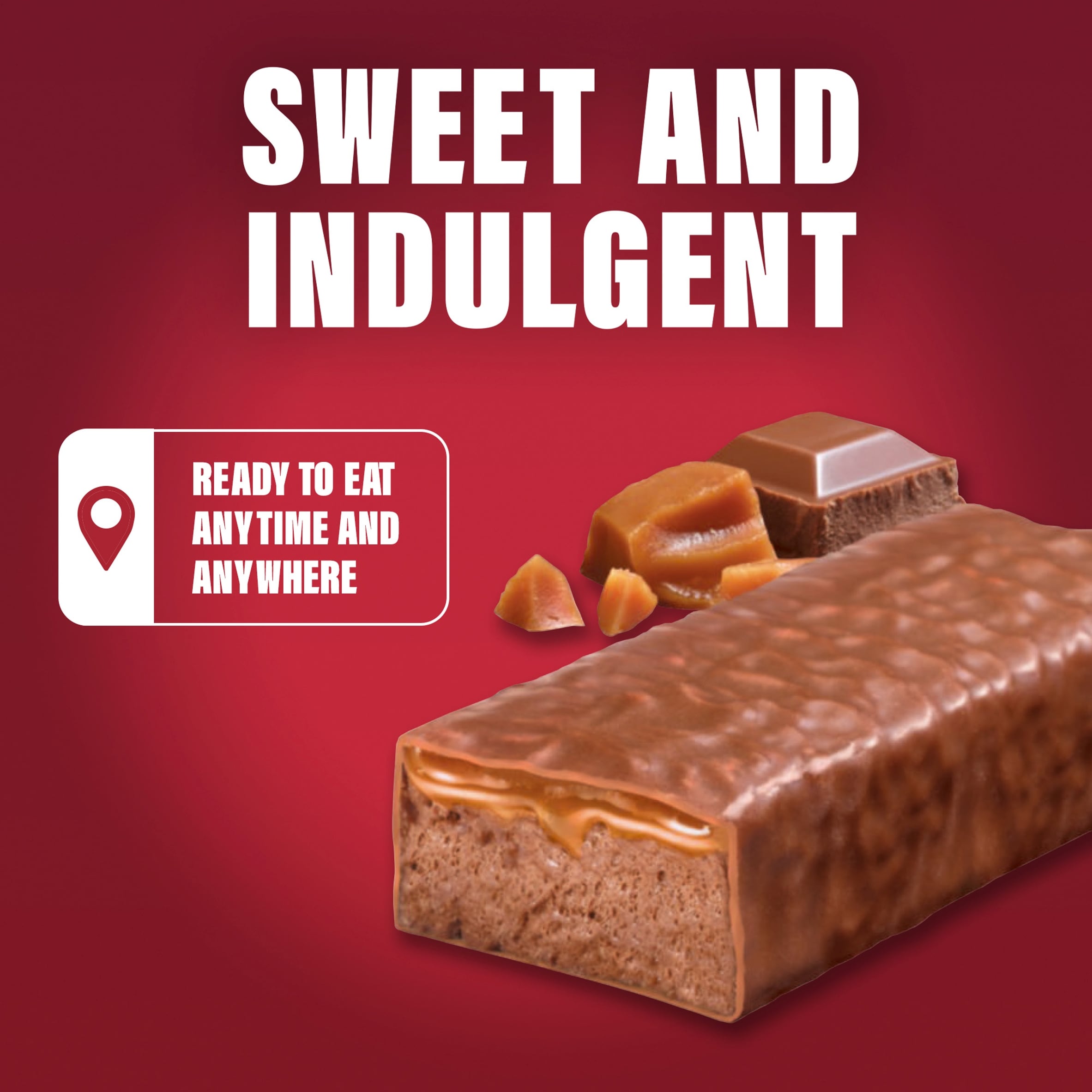 SlimFast Snack Bar - Chocolate Caramel 6 Bars 156g thumbnail 3