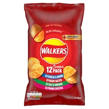 Walkers Classic Variety Multipack Crisps 12x25g
