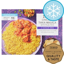 Tesco Chicken Tikka Masala Pilau Rice 400G