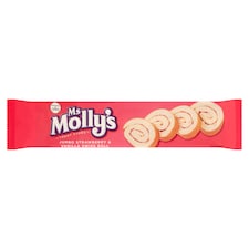Ms Molly's Jumbo Strawberry & Vanilla Swiss Roll