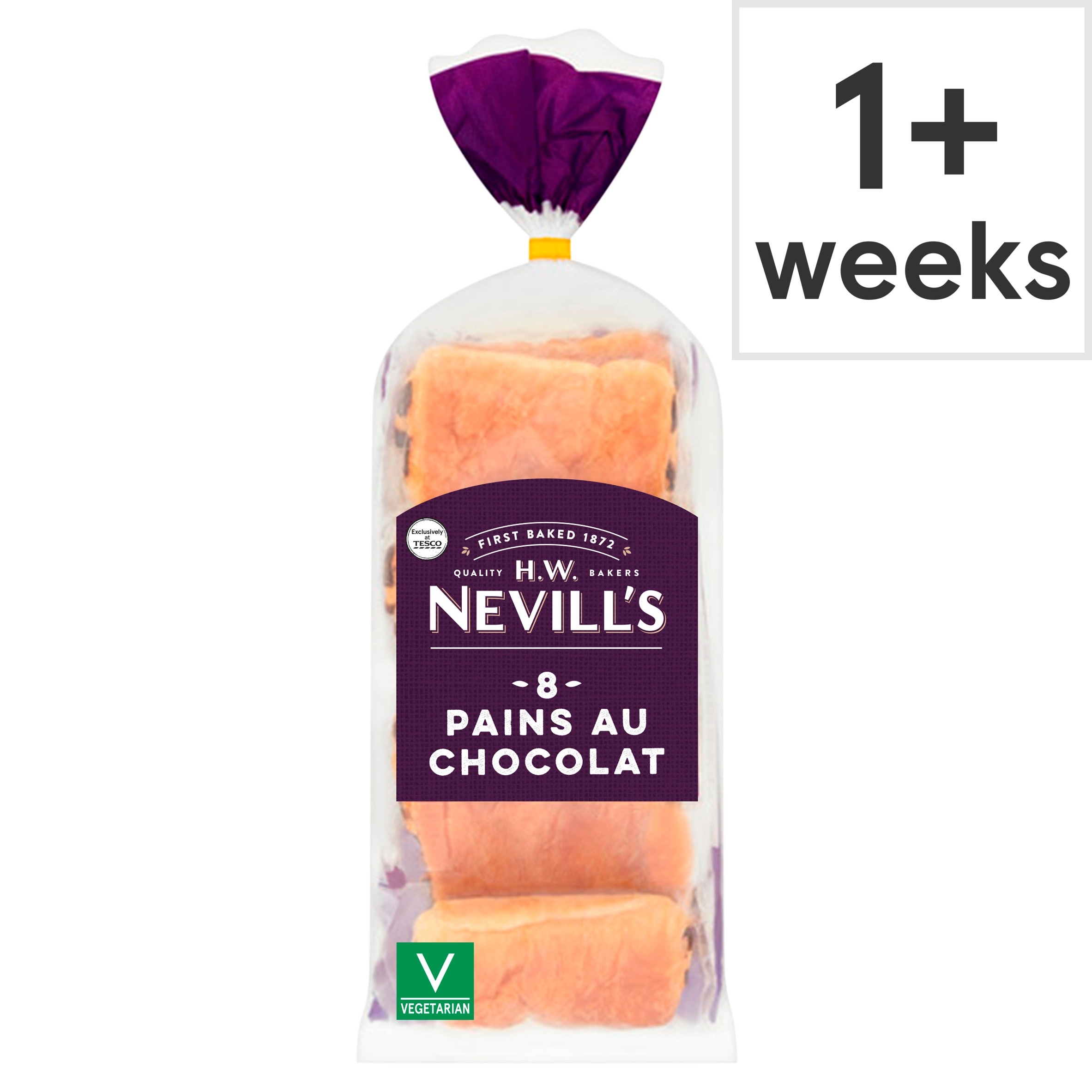 H.W. Nevills Pain Au Chocolat 8 Pack