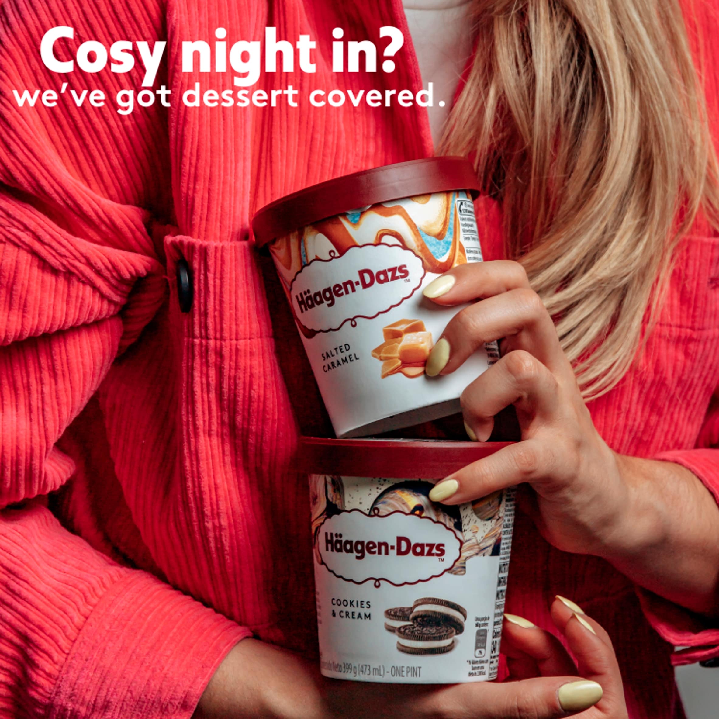 Haagen-Dazs Ice Cream - Cookies & Cream 460ml thumbnail 4