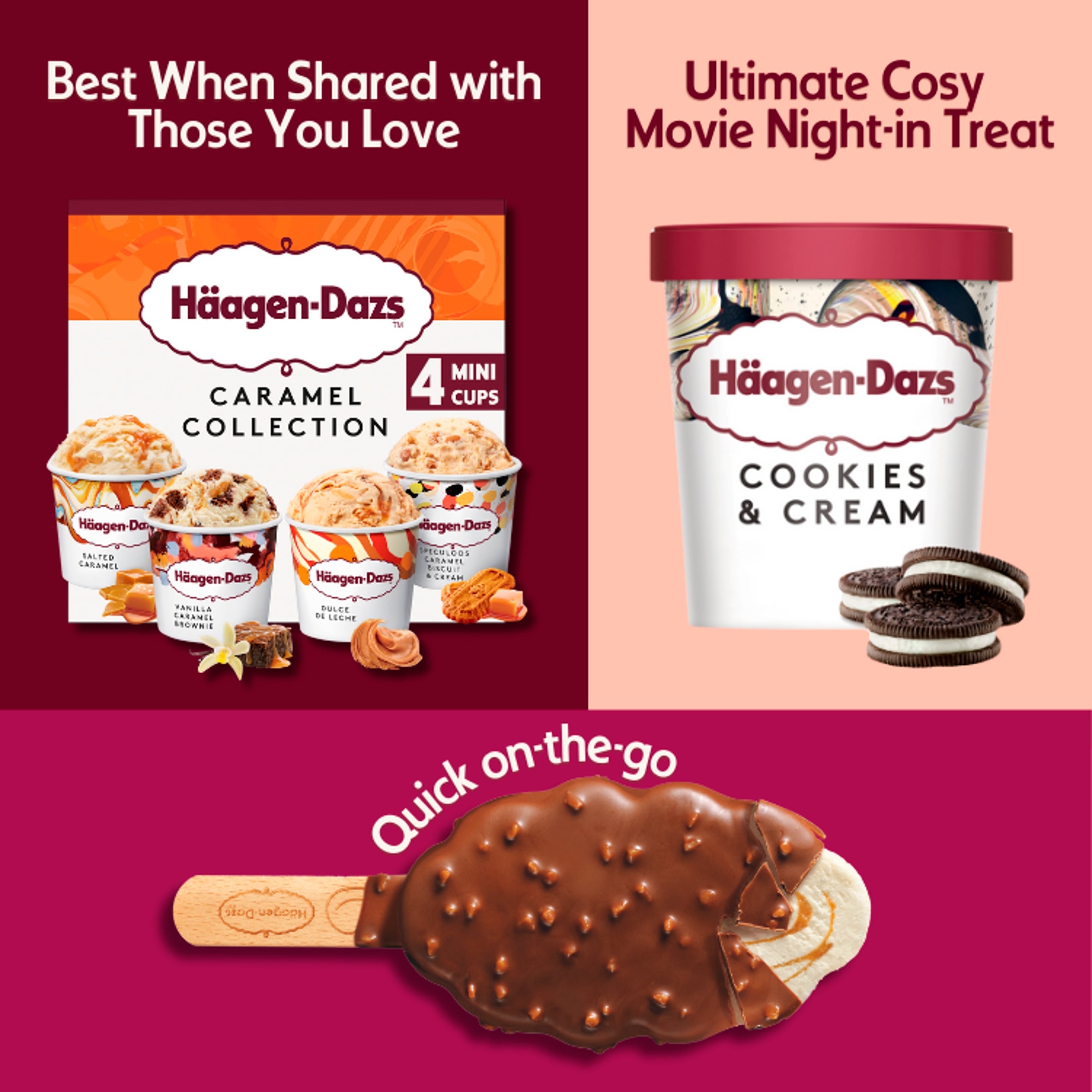 Haagen-Dazs Ice Cream - Cookies & Cream 460ml thumbnail 5