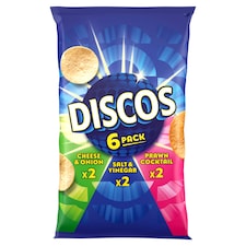 Discos Variety Multipack Crisps 6x25.5g