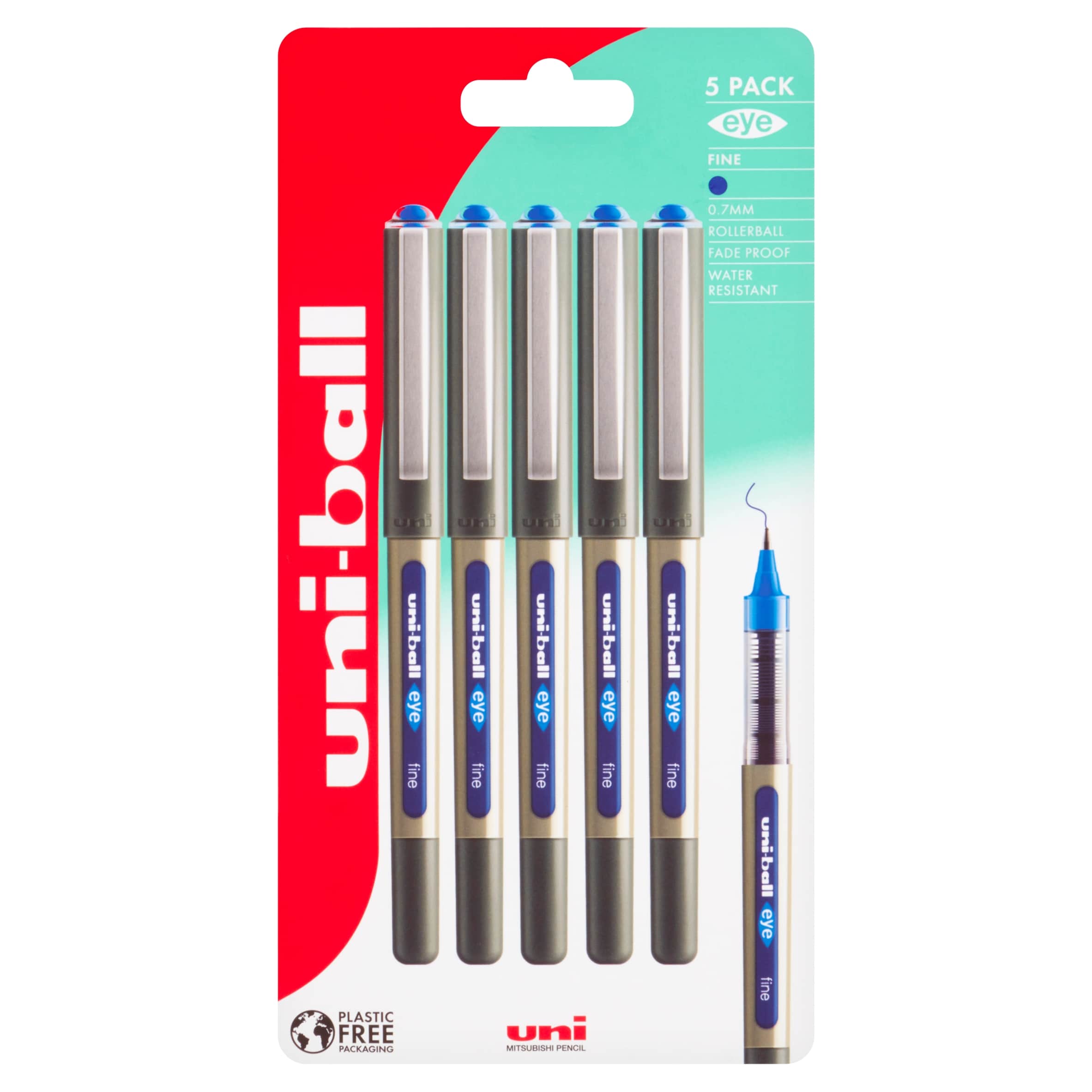 Uniball 157 Eye Blue 5 Pack