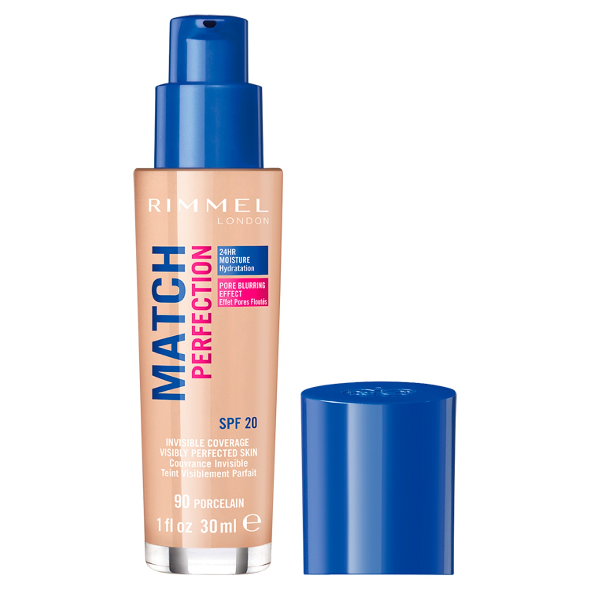 Rimmel London Match Perfection Foundation - 90 Porcelain 30ml thumbnail 2
