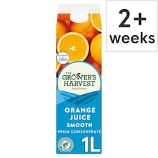 Growers Harvest Orange Juice Smooth 1L