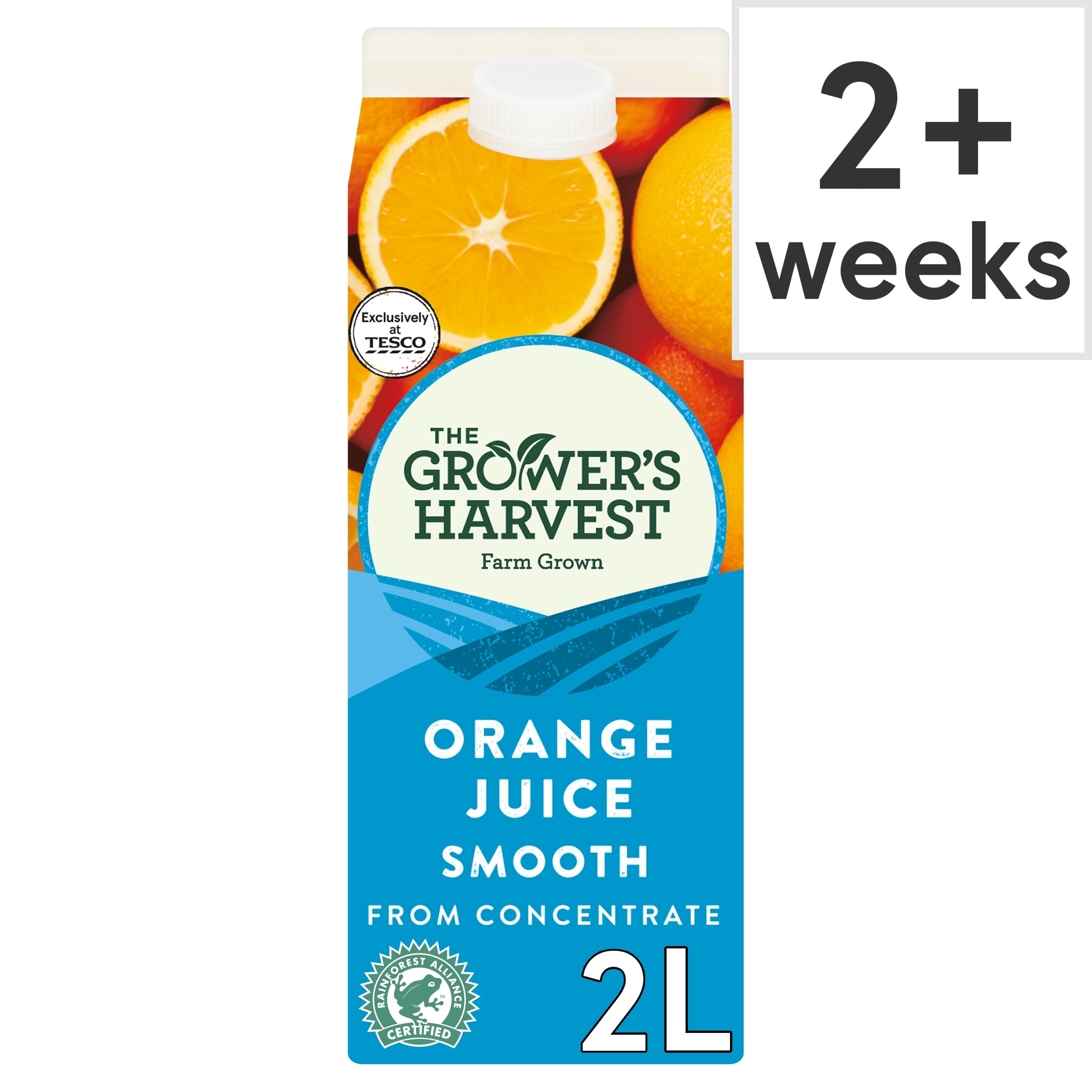 Growers Harvest Orange Juice Smooth 2L