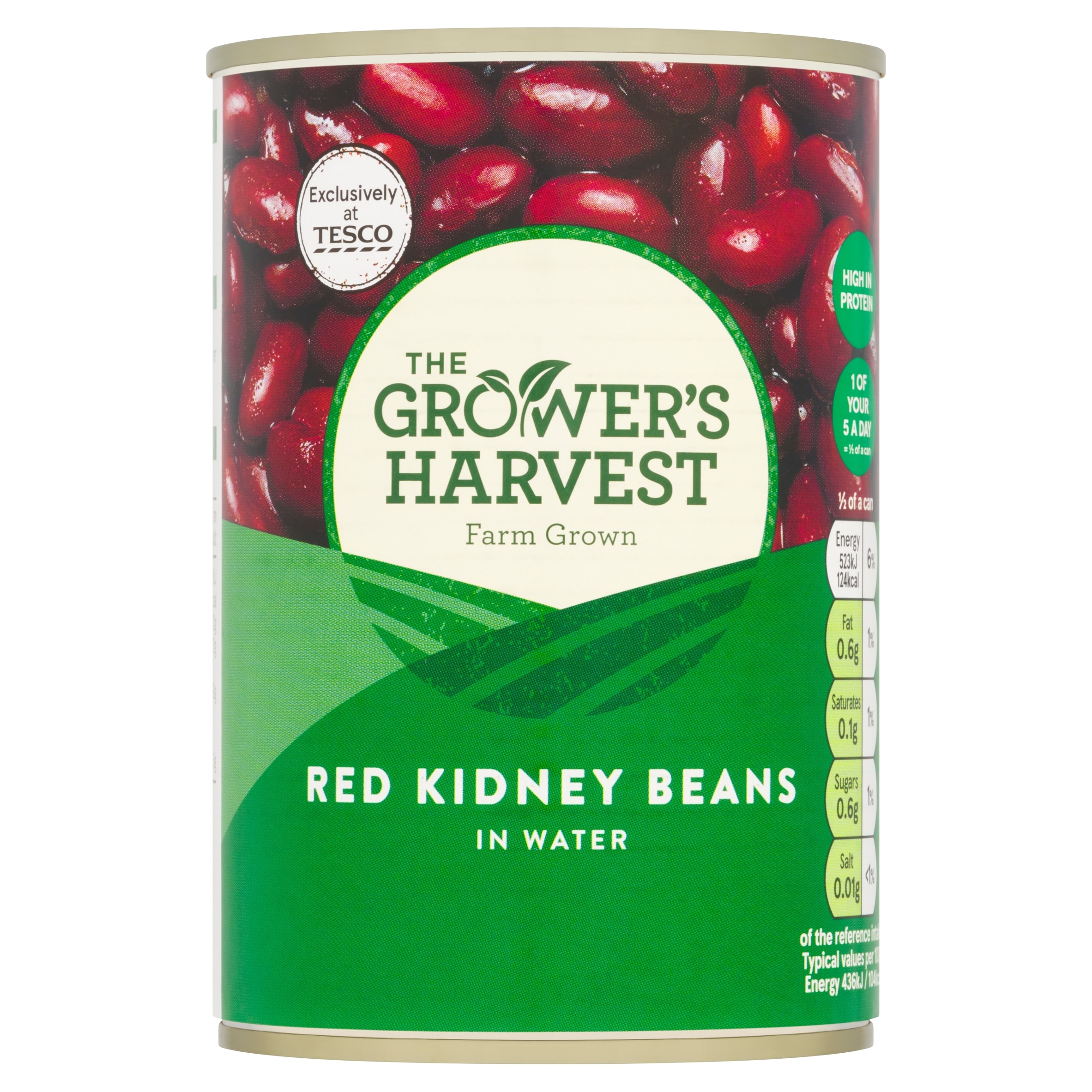 Growers Harvest Red Kidney Beans In Water 400G