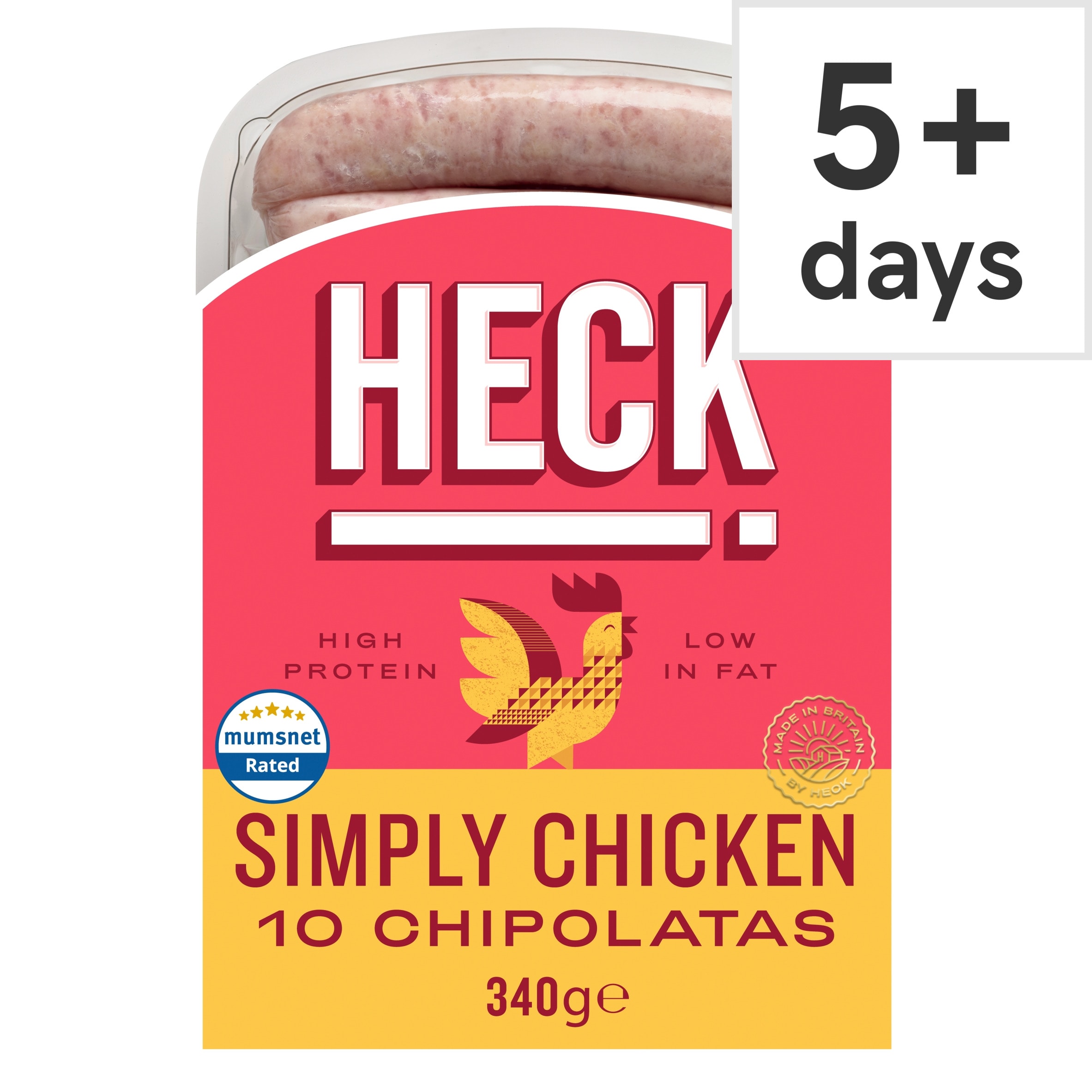 HECK Simply Chicken 10 Chipolatas