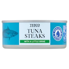 Tesco Tuna Steaks With A Little Brine 110g