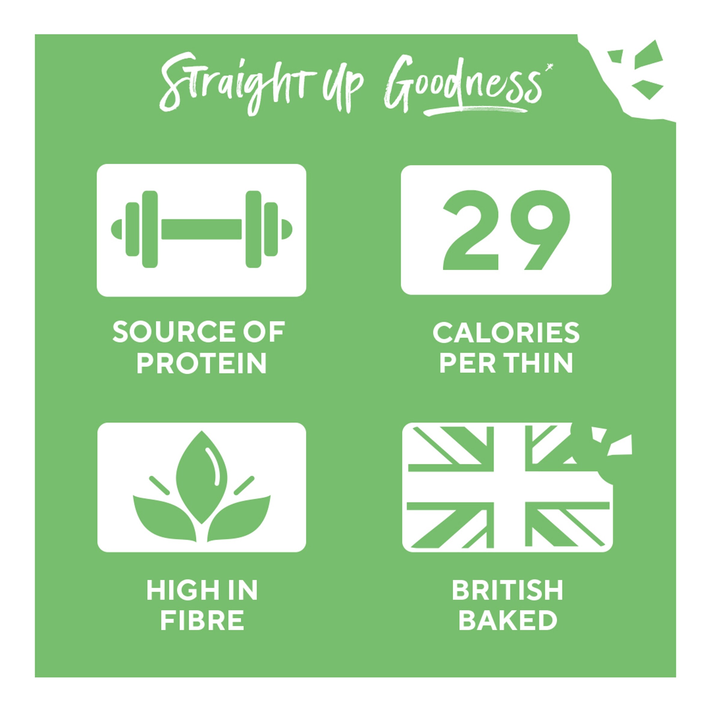 Ryvita Thins Flatbreads - Rosemary & Sea Salt 125g thumbnail 3